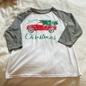 NWOT New never worn Christmas Tree Truck shirt